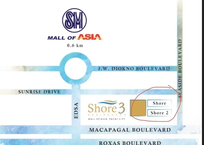 Rentals, Walking Distance To Mall Of And Near In Airport, Located In Shore Residences Apartment Manila